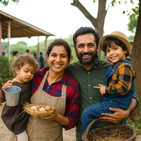 managed farmland near bangalore